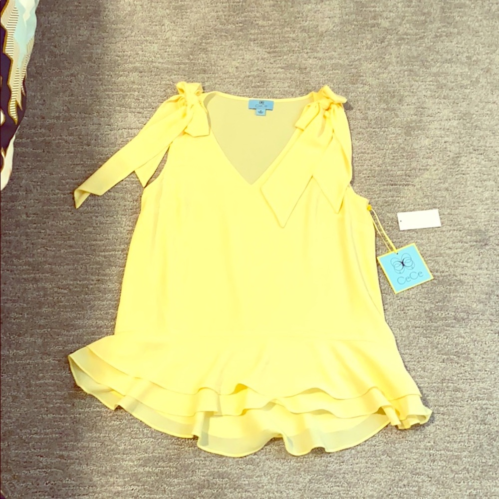 Yellow CeCe Top- NWT